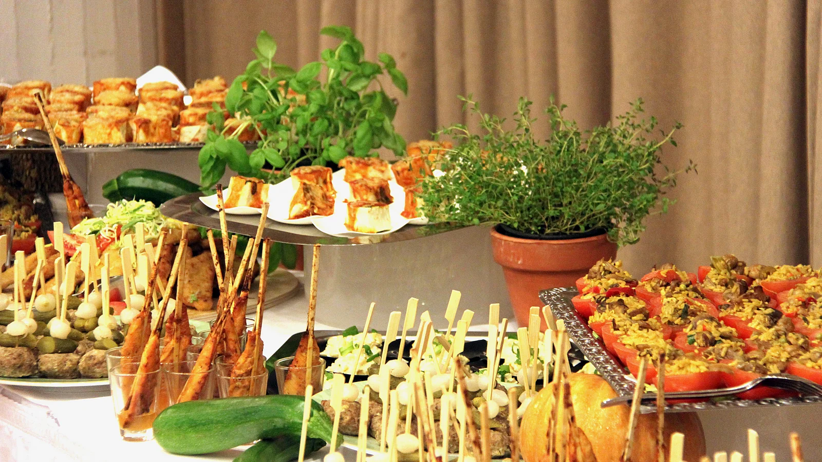 Fotos von Fingerfood und Canapés